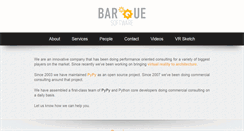 Desktop Screenshot of baroquesoftware.com