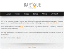 Tablet Screenshot of baroquesoftware.com